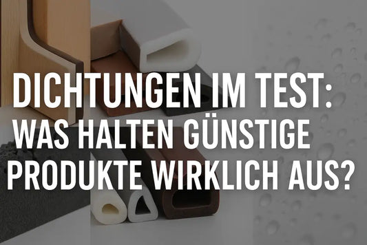Verschiedene Gummi- oder Silikondichtungen in unterschiedlichen Formen und Farben