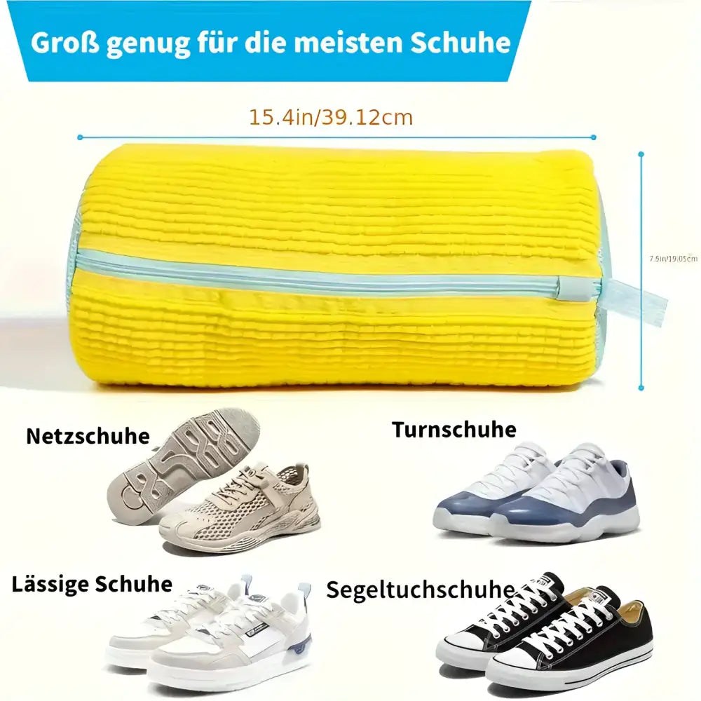 Robuste Waschmaschinentasche mit flauschiger Wattierung, ideal für Sneakers und Schuhe